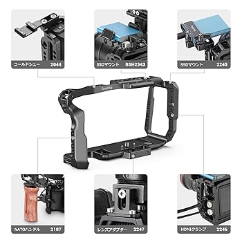 smallrig　BMPCC4k 2203フルゲージ SmallRig 2203 Full Cage for BMPCC 4K 2203 - Filmtools